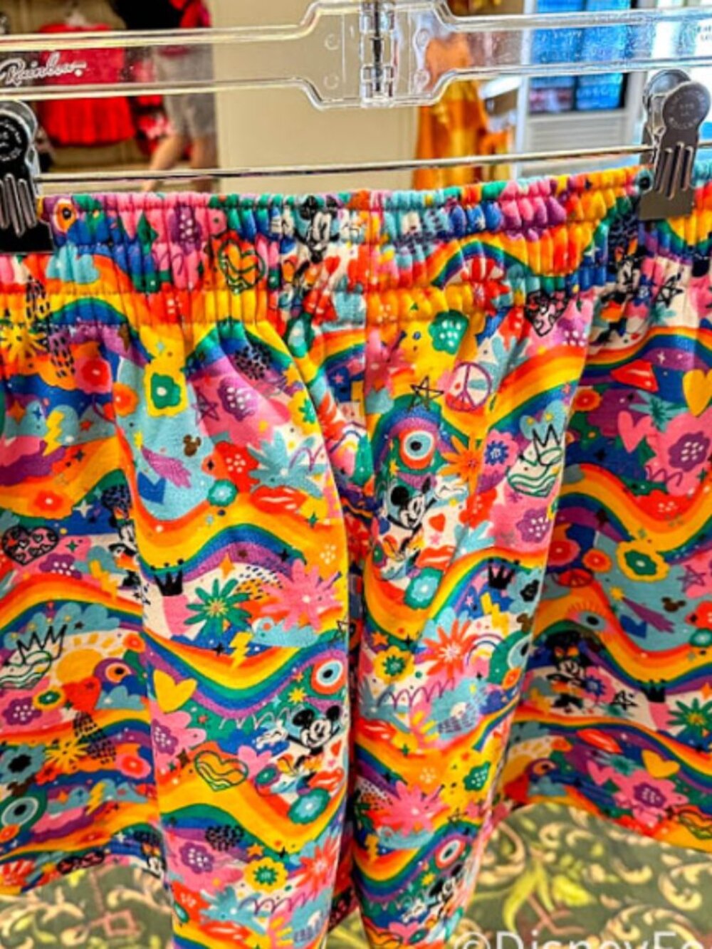 Disney Pride Collection Rainbow Mickey & Minnie Sweat Shorts – 3X